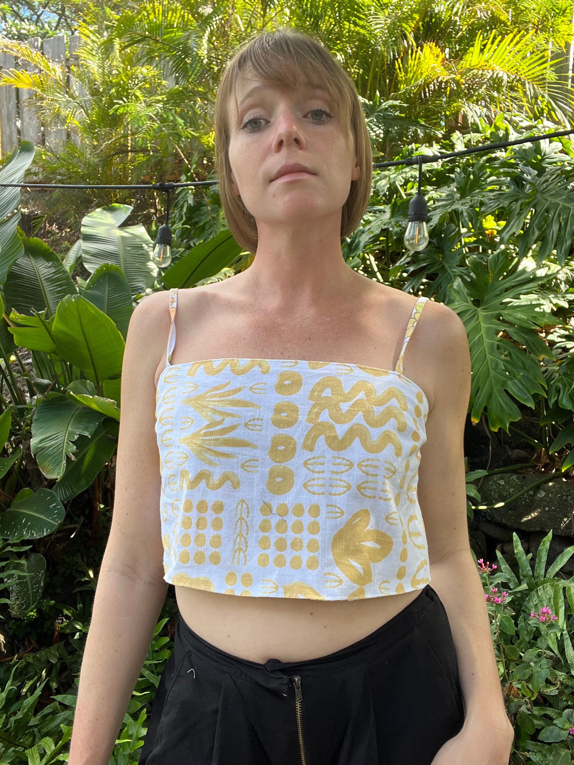 Reversible Tank Top - Size M - Daisy Yellows
