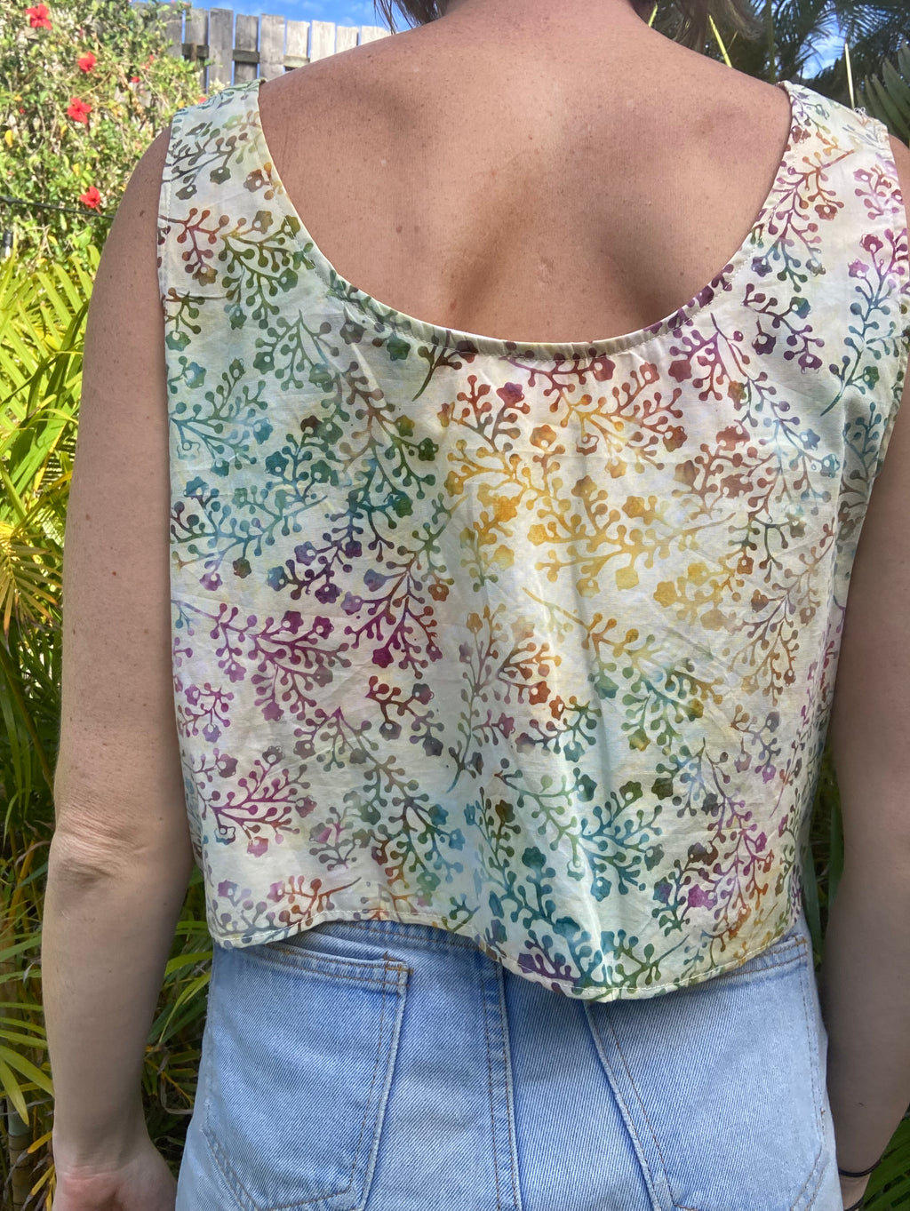 Scrapwork Tank Top - 42" Bust - Batik
