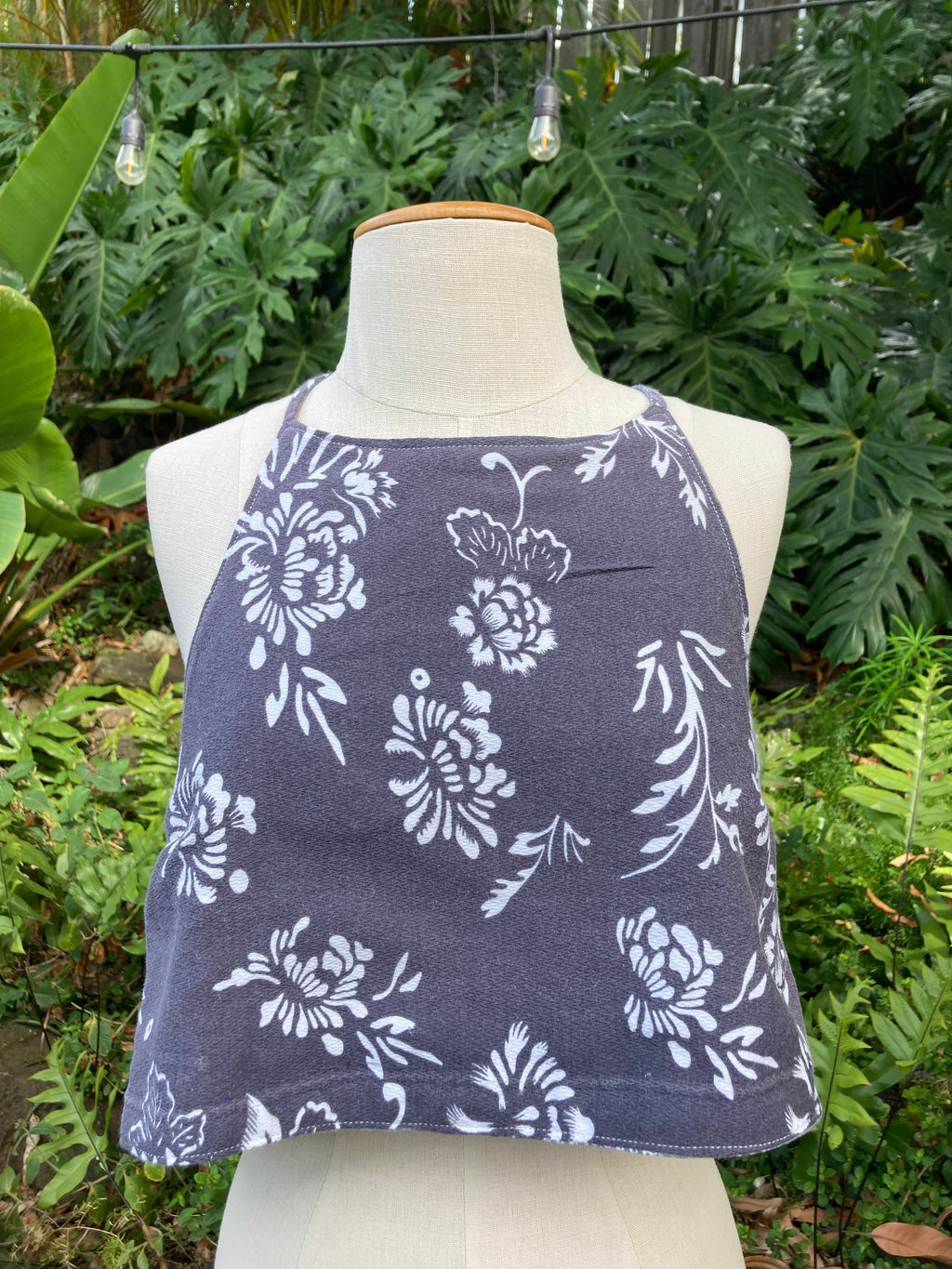 Reversible X Back Top - Size 6 - Grey Gardens