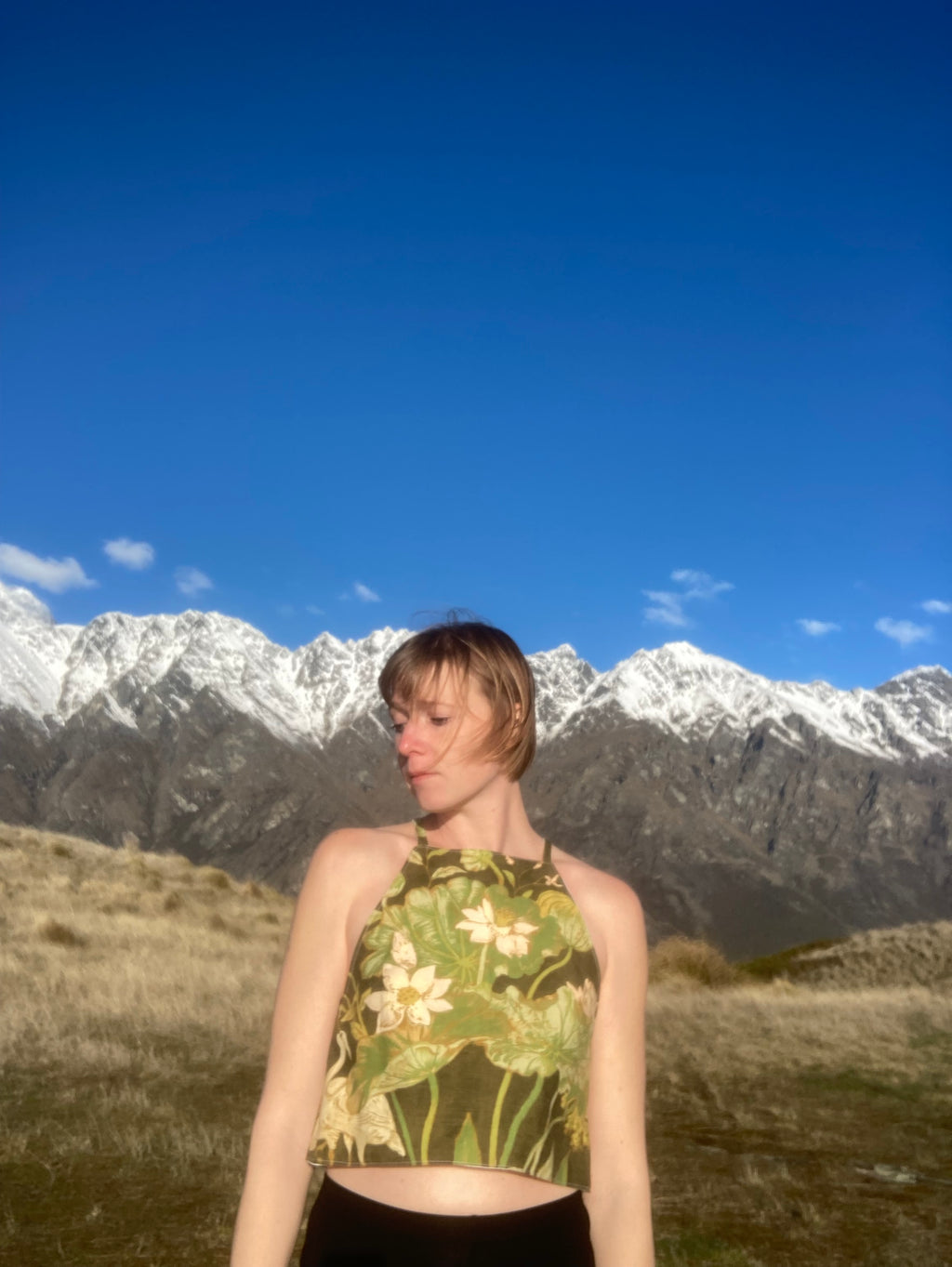 Reversible Tank Top - Size 8 - Swans and Swallows