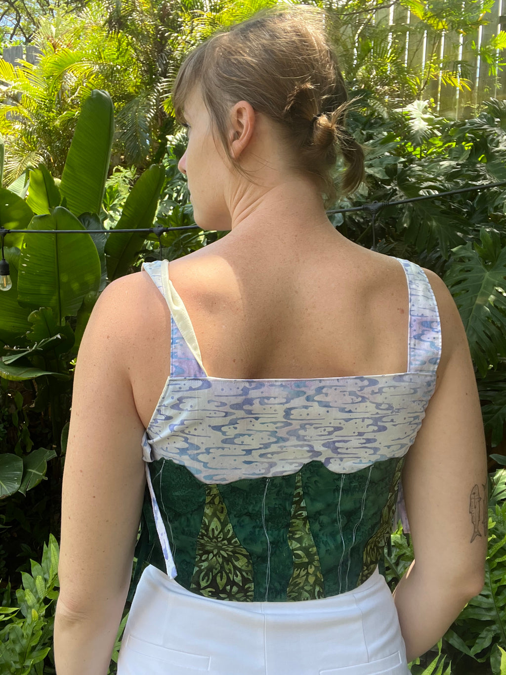 Side Tie Tank Top - Size 4 - Ko’olau Falls