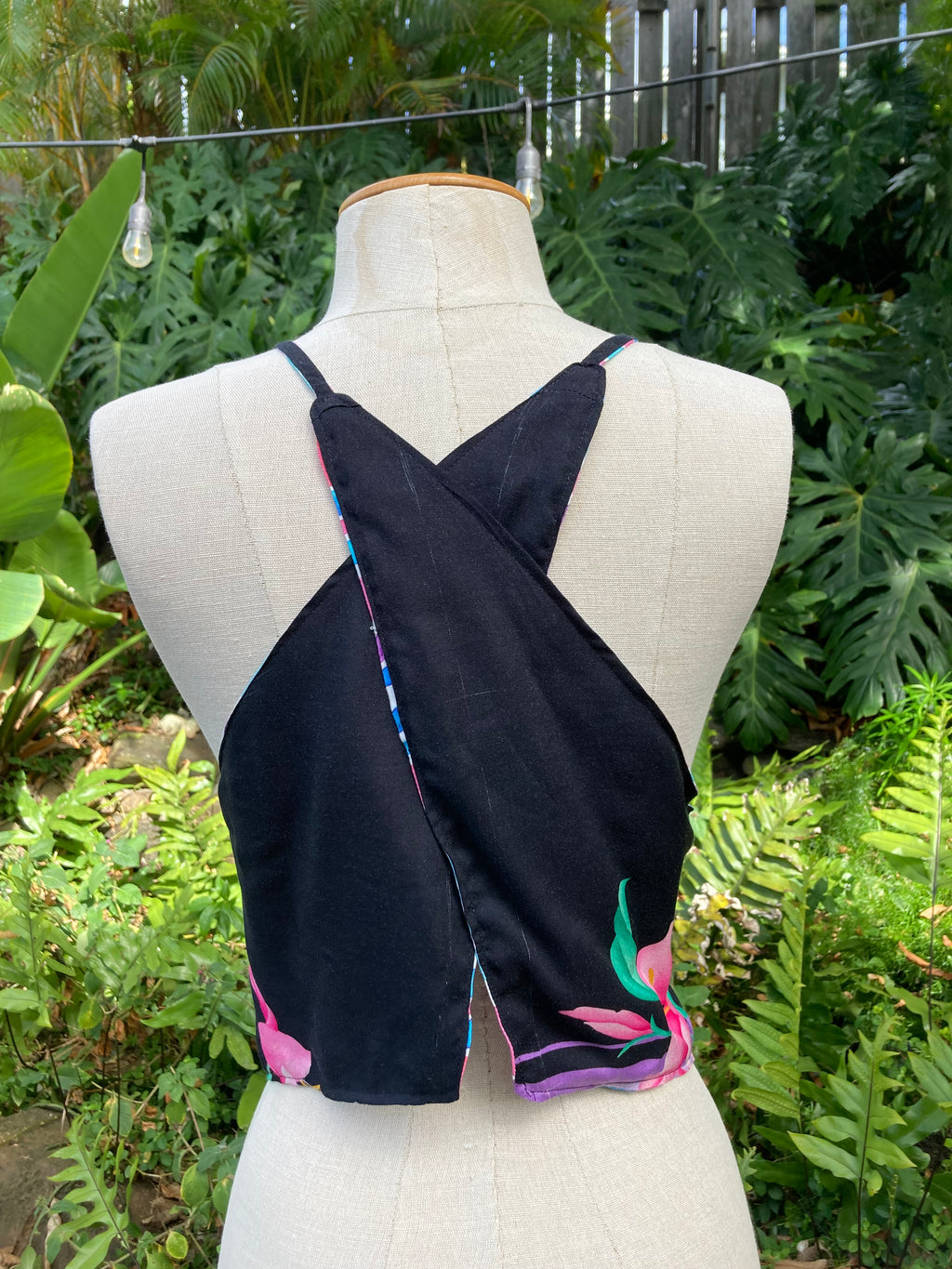 Reversible X Back Top - Size 6 - 80s Night
