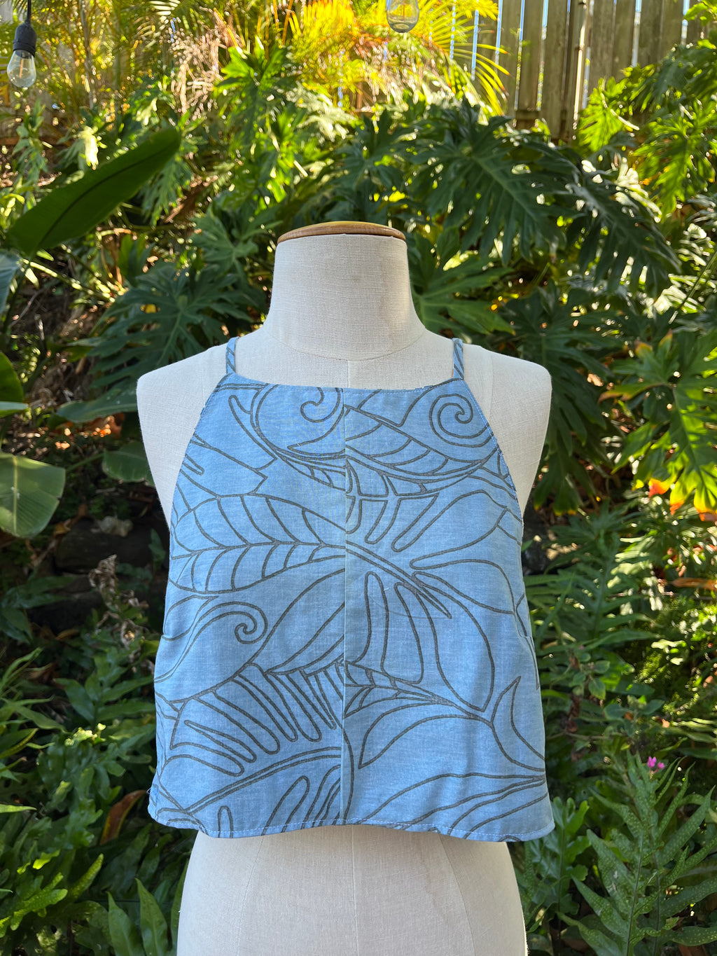 Reversible X Back Top - Size 4 - Sunflower Swirl