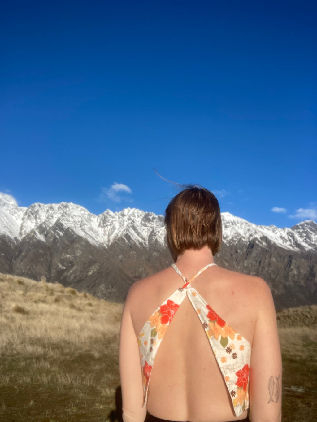Reversible X Back Top - Size 4 - Oak and Aster