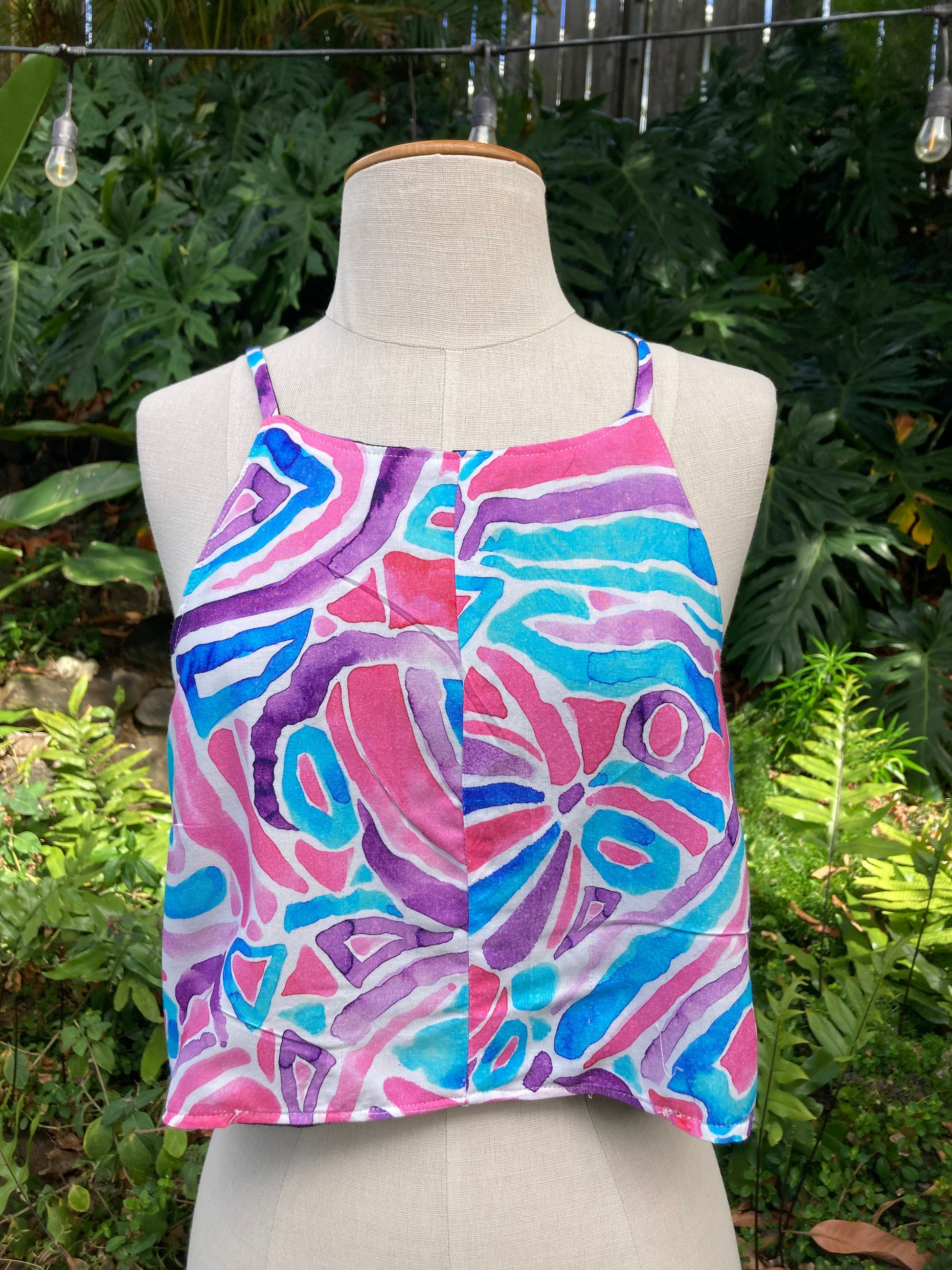 Reversible X Back Top - Size 6 - 80s Night