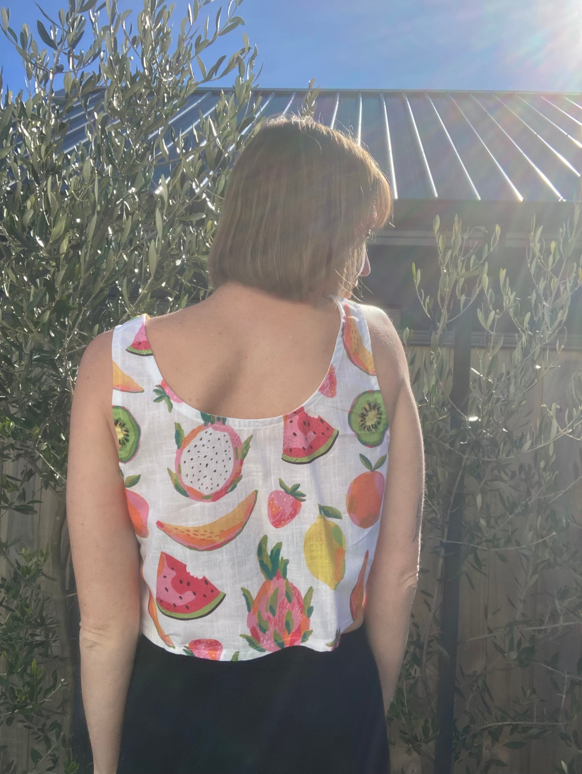 Scrapwork Tank Top - 40" Bust - Tutti Fruiti