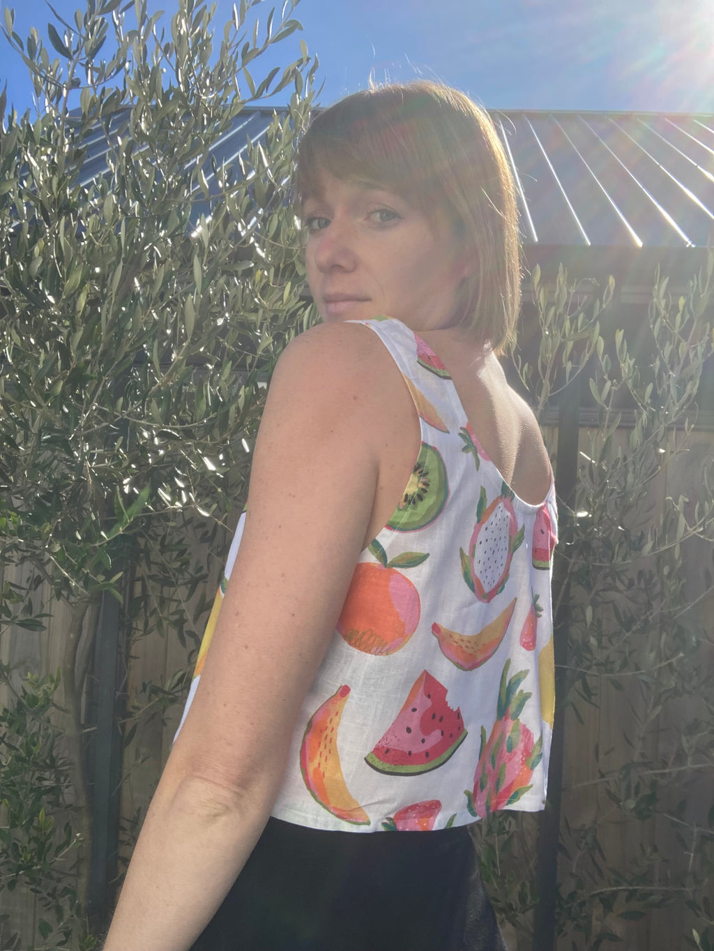 Scrapwork Tank Top - 40" Bust - Tutti Fruiti