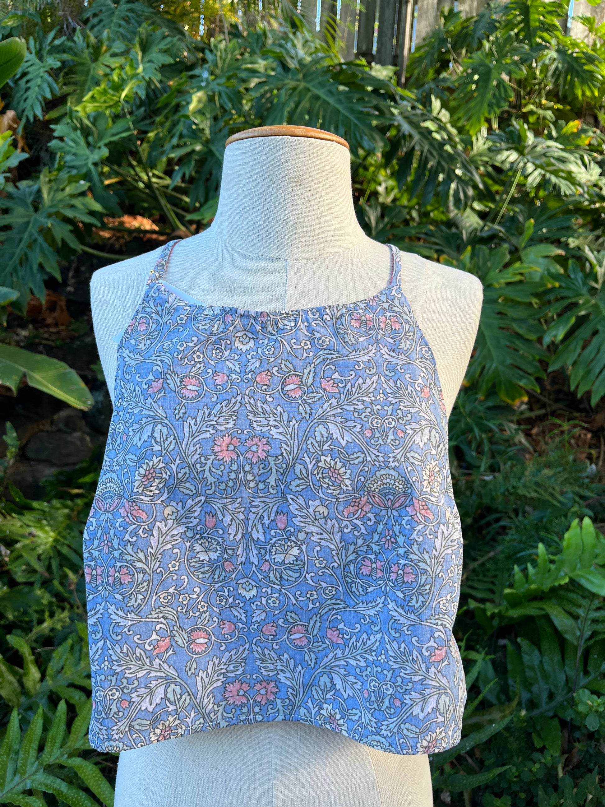 Reversible X Back Top - Size 8 - Blooms and Bouquets
