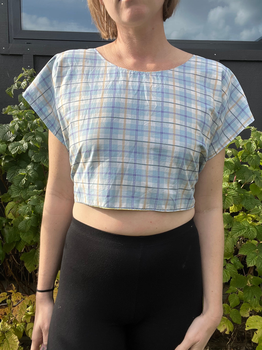 Reversible Jiffy Top - S/M - Sunflower Rows