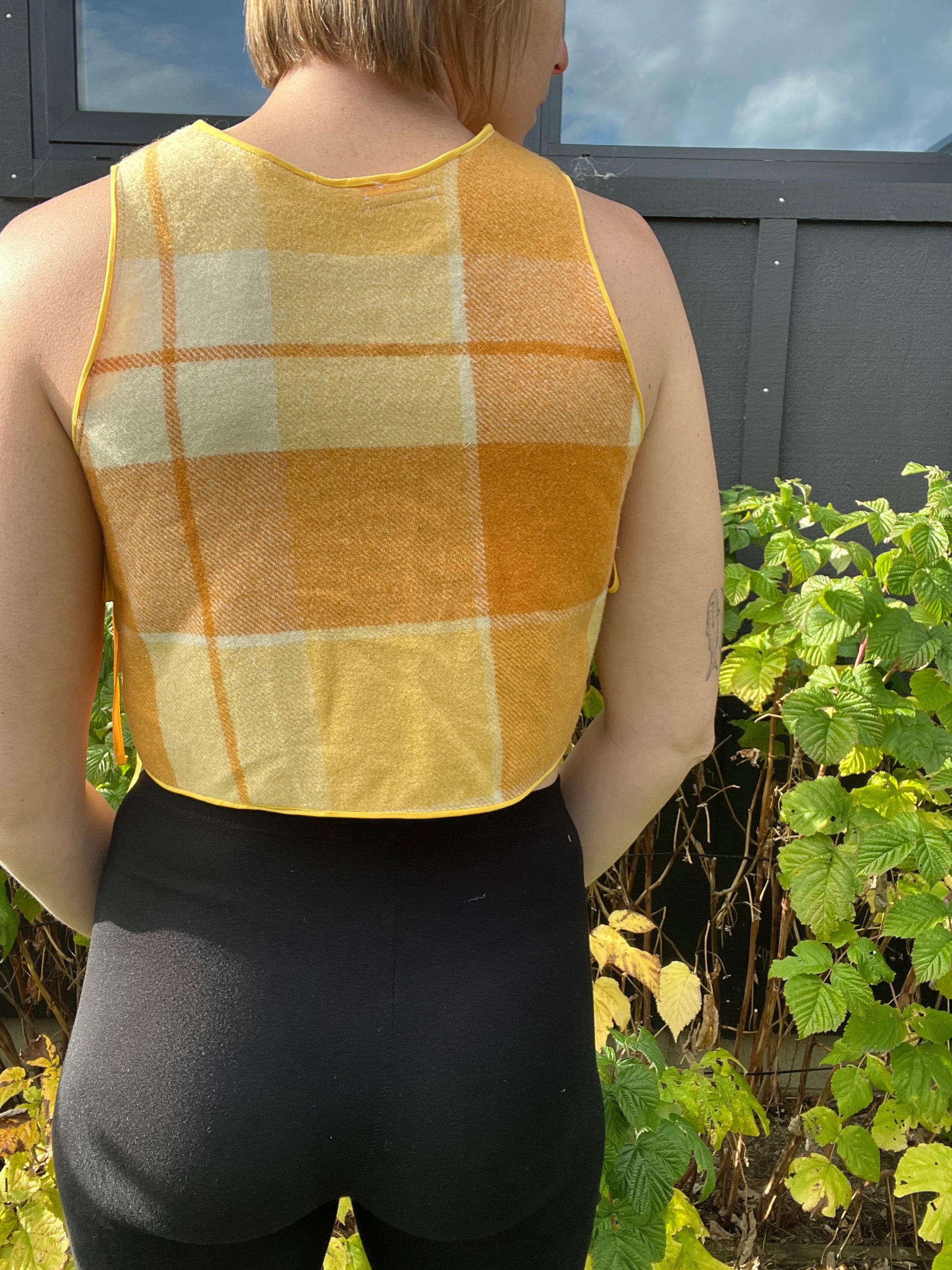 Side Tie Top - Small - Citrus Shine