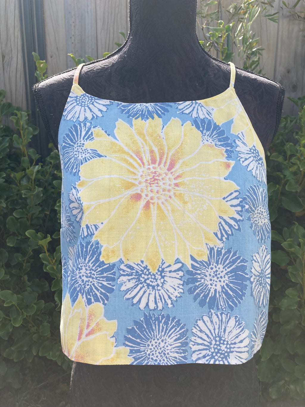 Reversible X Back Top - Size 12 - Stripes and Sunnies