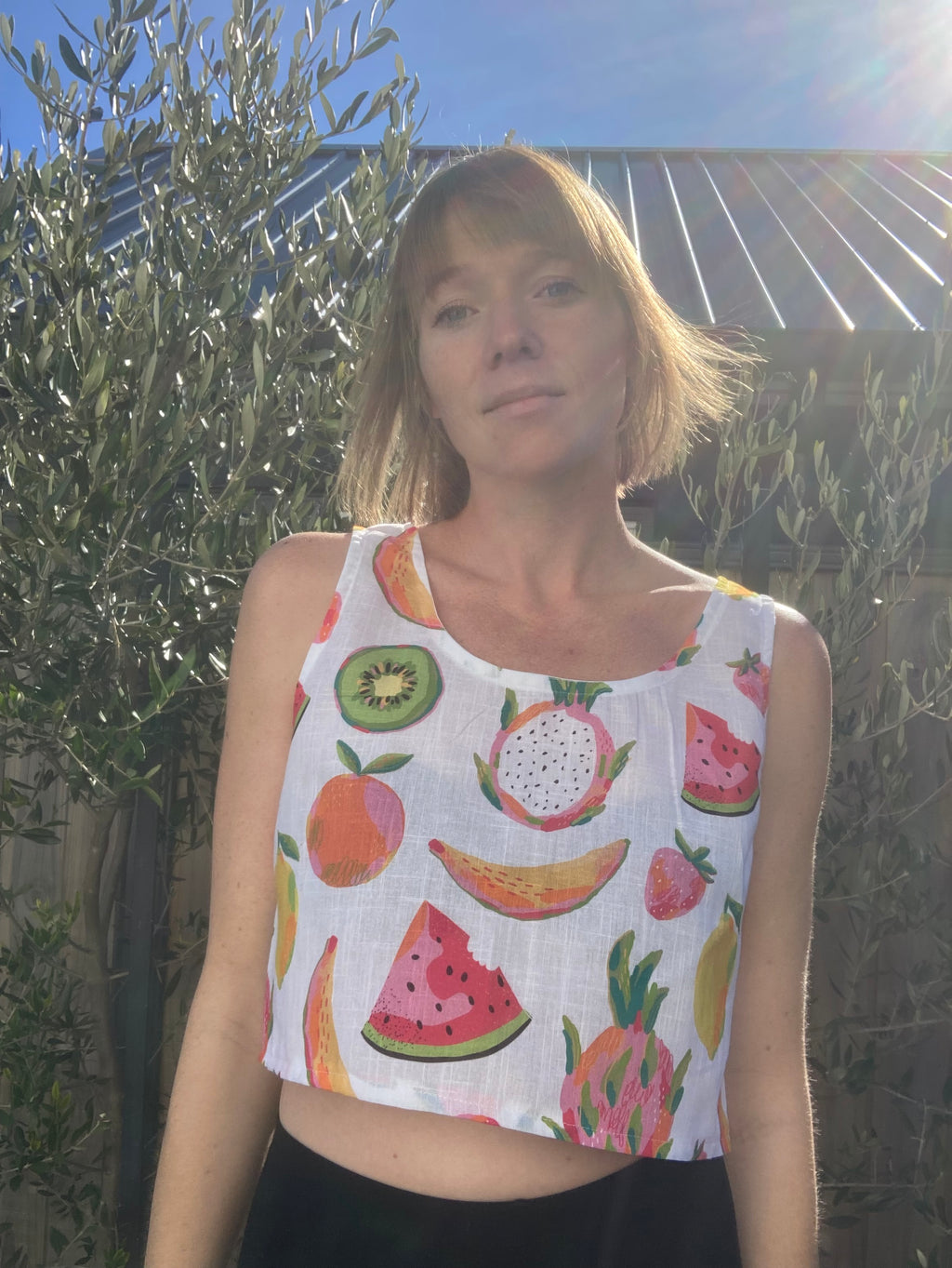 Scrapwork Tank Top - 40" Bust - Tutti Fruiti