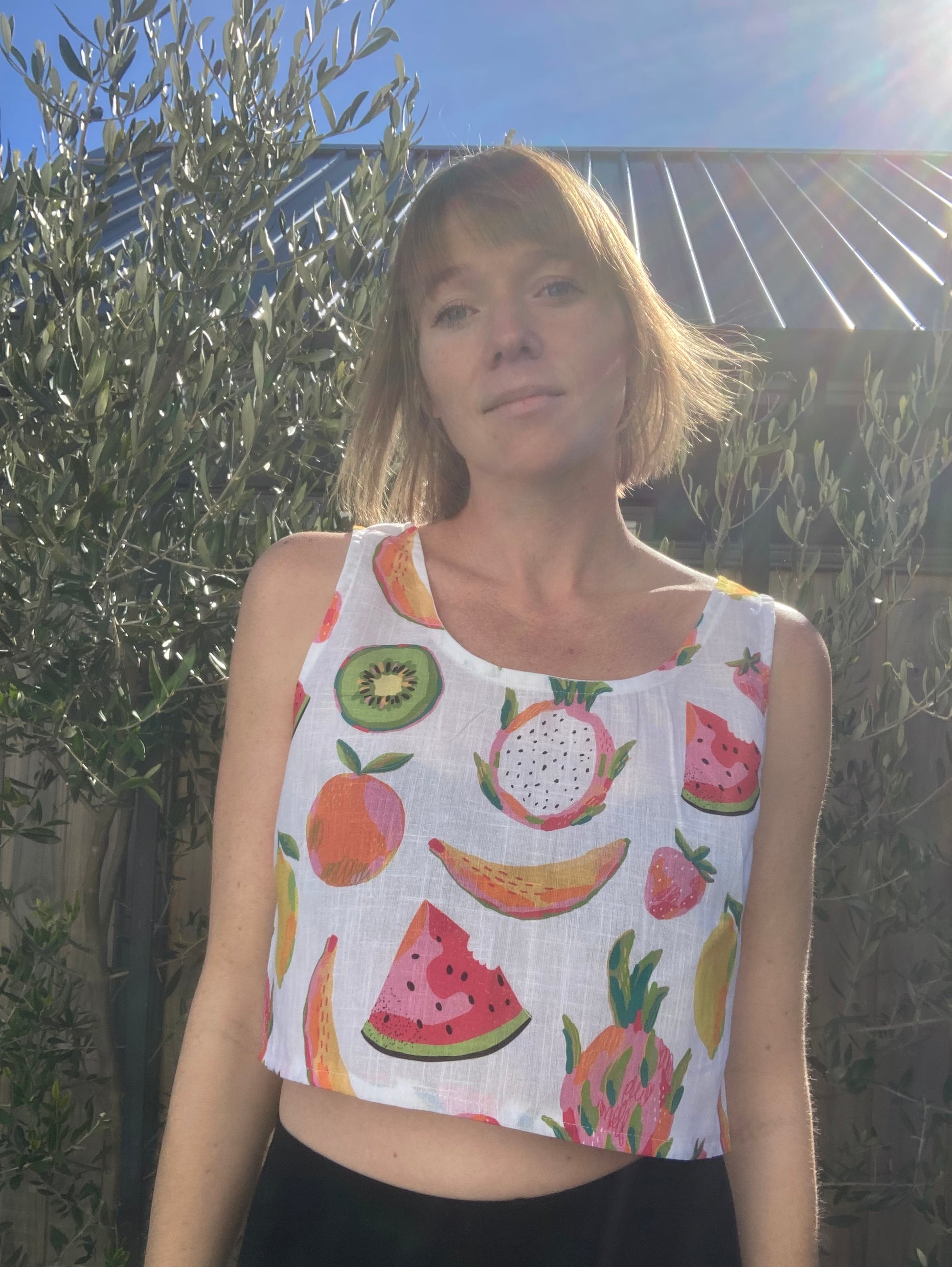 Scrapwork Tank Top - 40" Bust - Tutti Fruiti