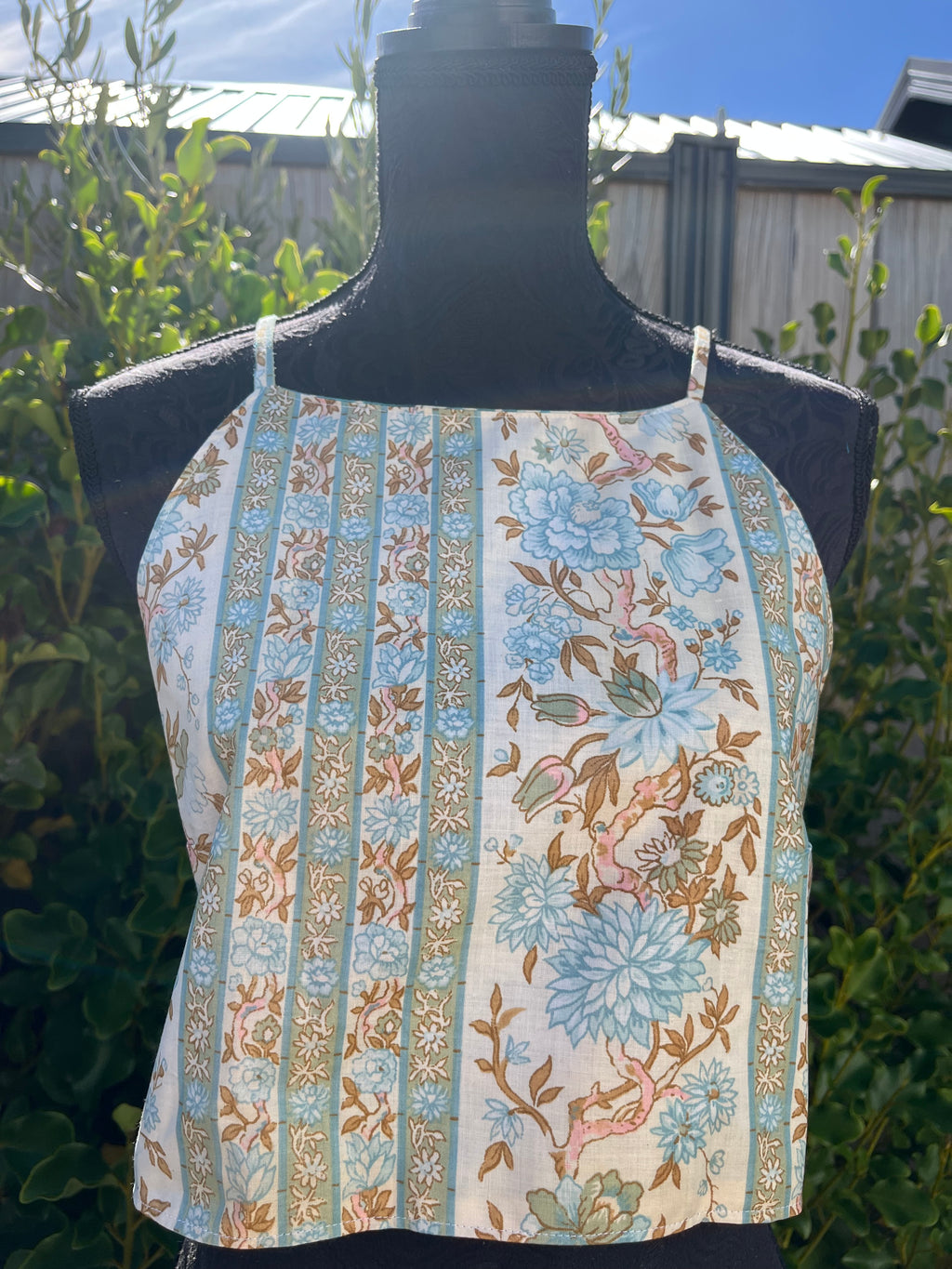 Reversible X Back Top - Size 4 - Reef and Roses