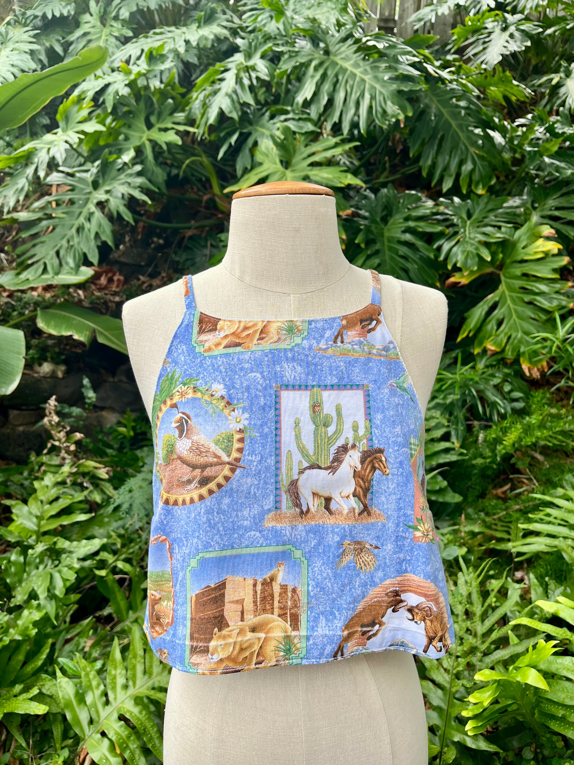 Reversible X Back Top - Size 4 - Wild West Side