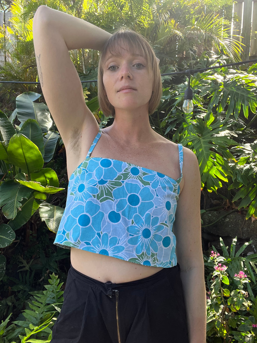 Reversible Tank Top - Size S - Daisy Blues
