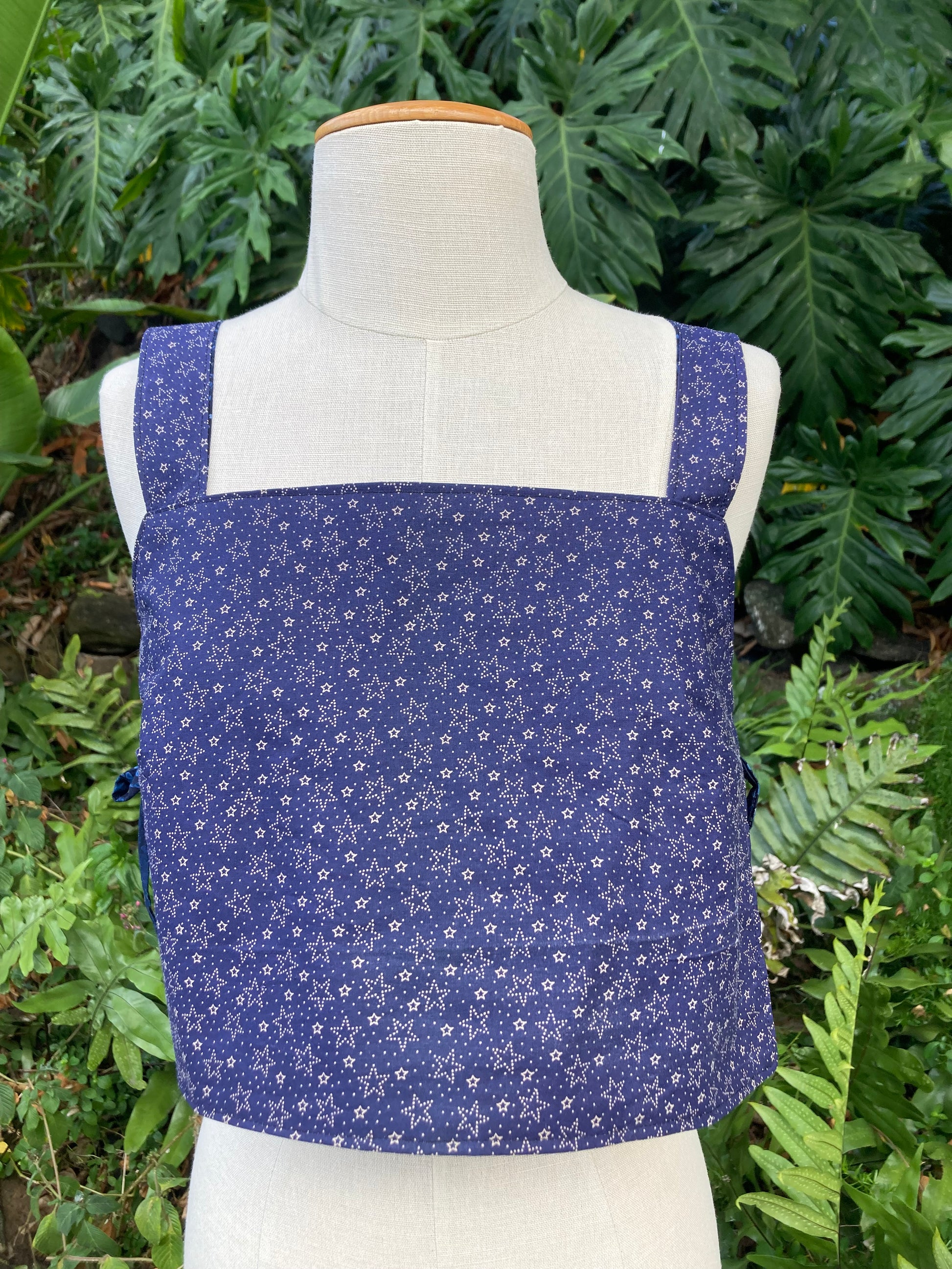Reversible Side Tie Tank Top - Size 4 - Starry Night