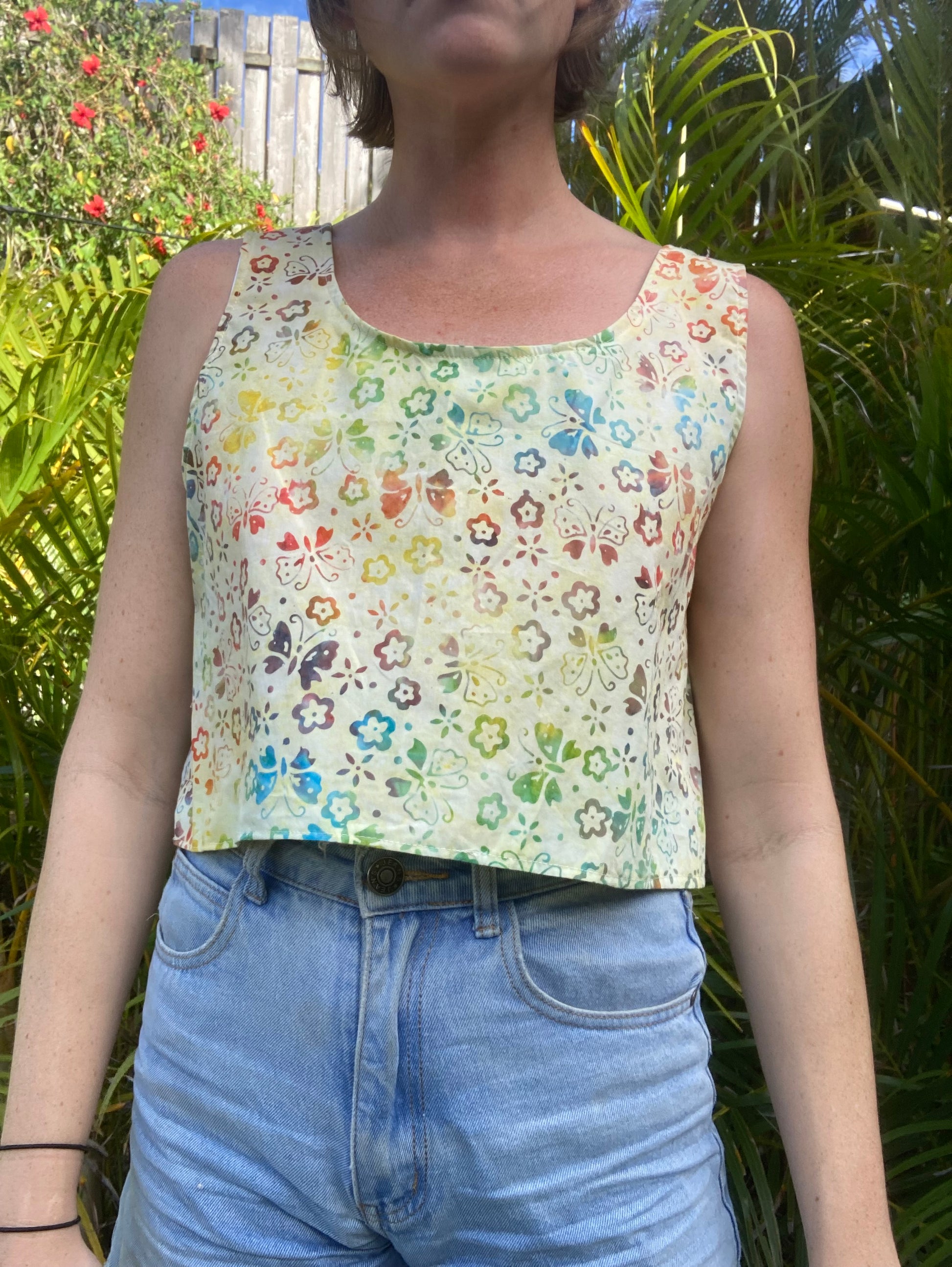 Scrapwork Tank Top - 42" Bust - Batik