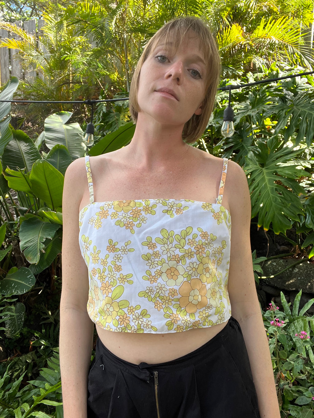 Reversible Tank Top - Size S - Daisy Yellows