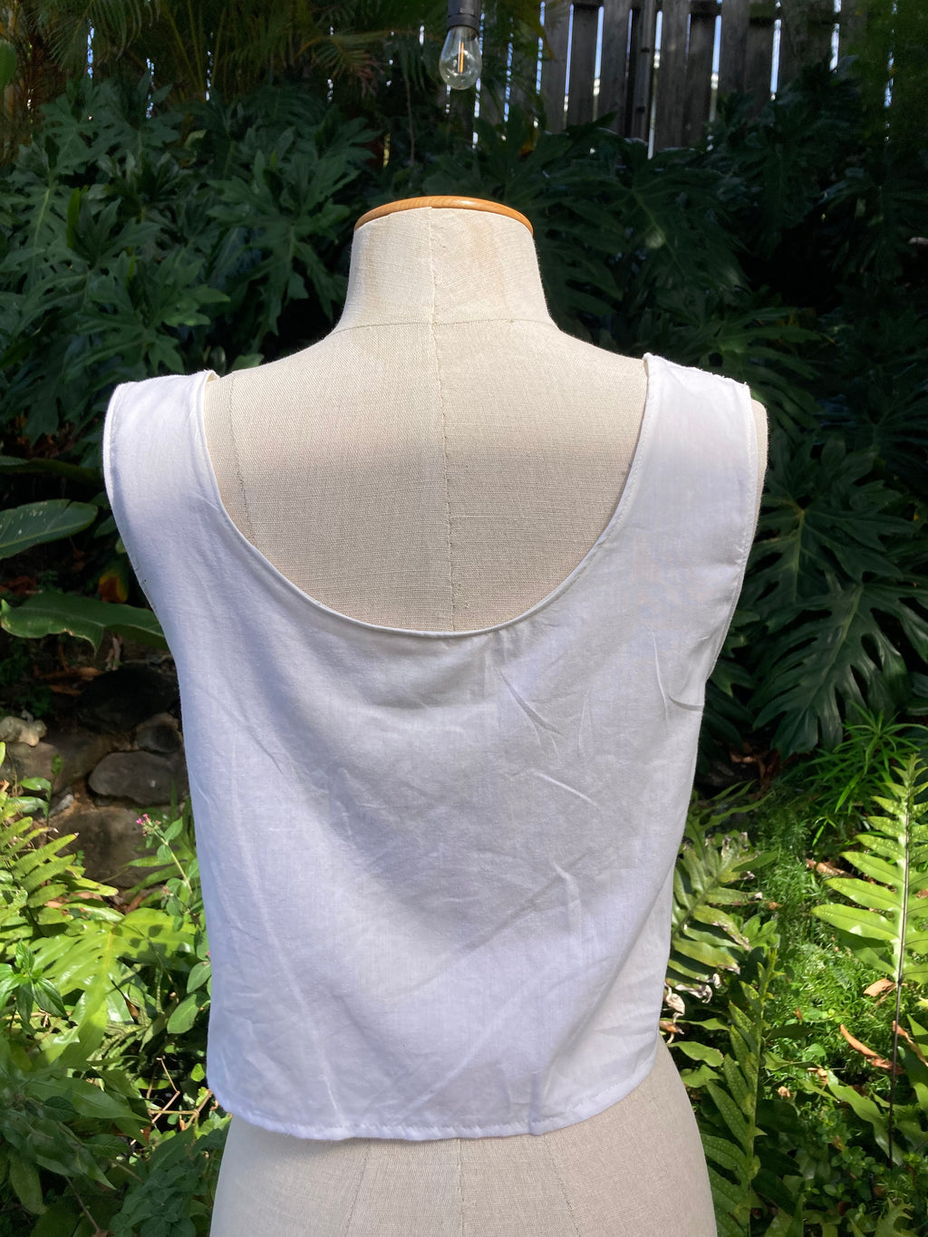 Scrapwork Tank Top - 36" Bust - White