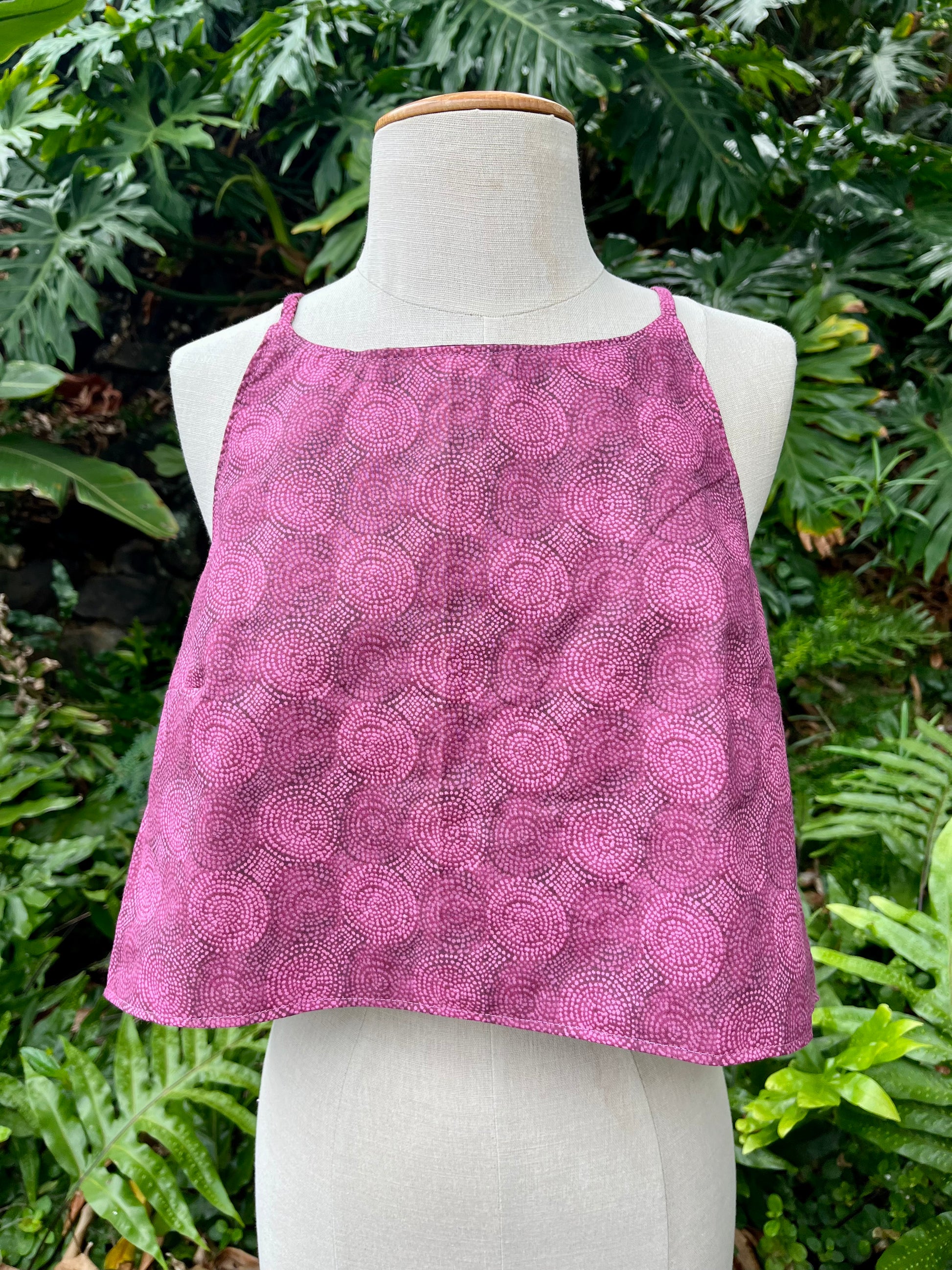 Reversible X Back Top - Size 12 - Blossoms and Batiks