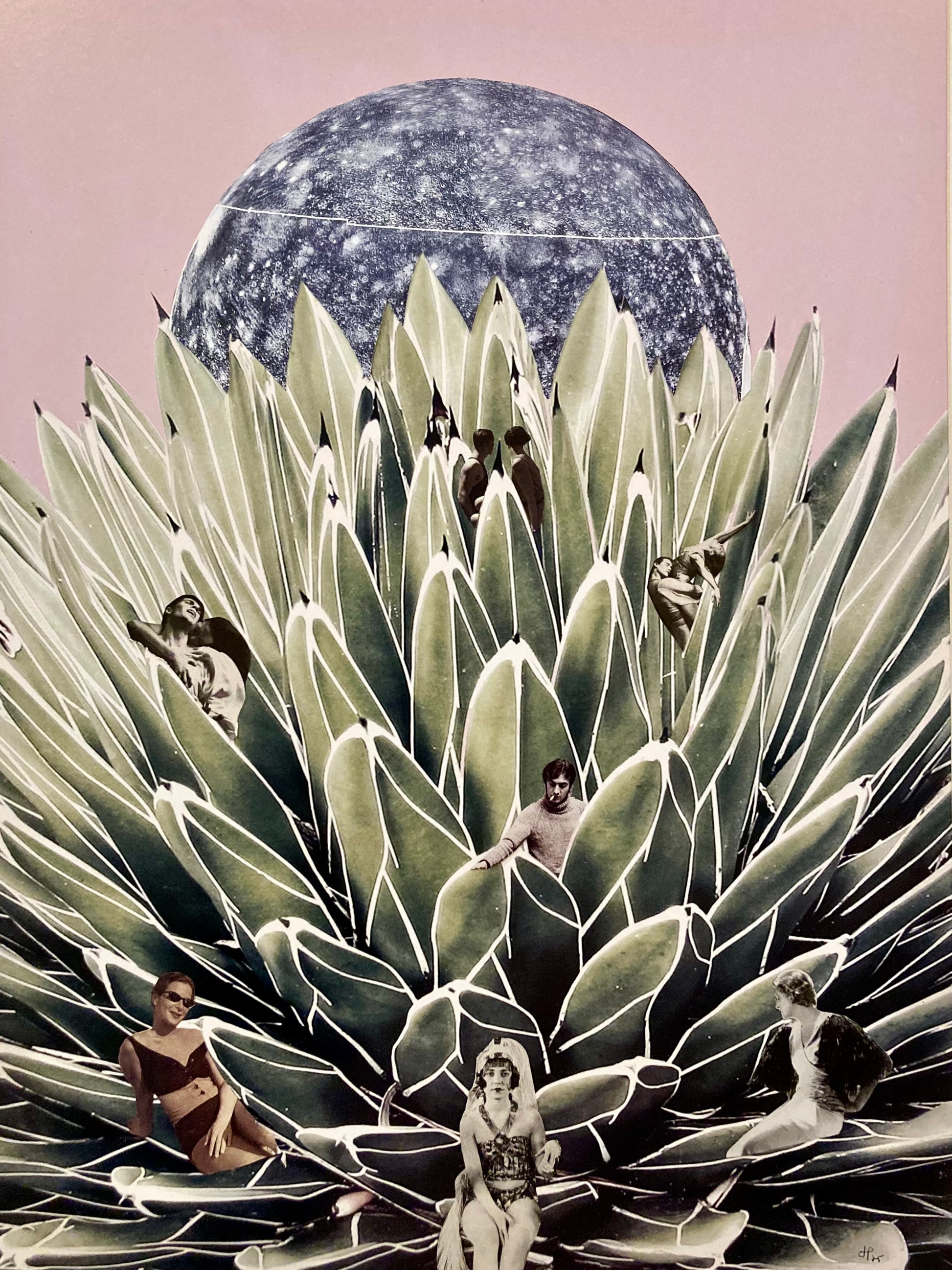 Framed Original - In the Weeds