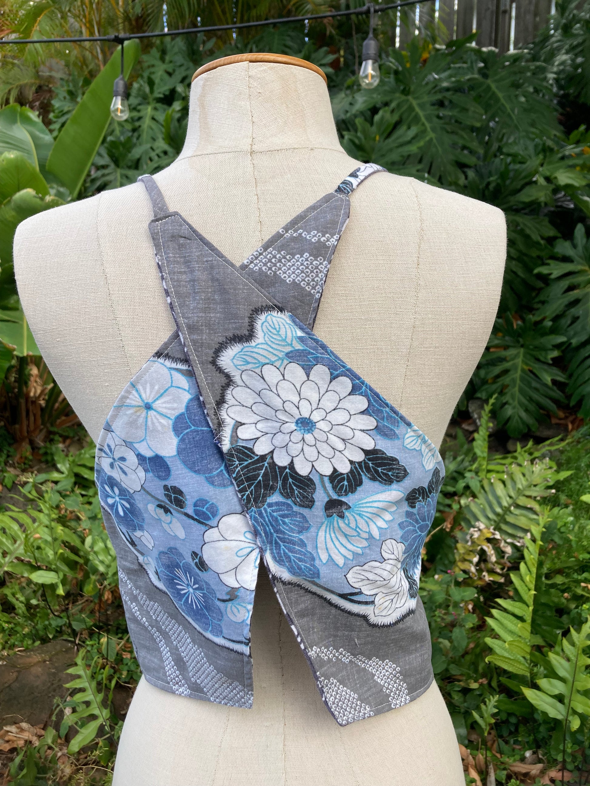 Reversible X Back Top - Size 6 - Grey Gardens
