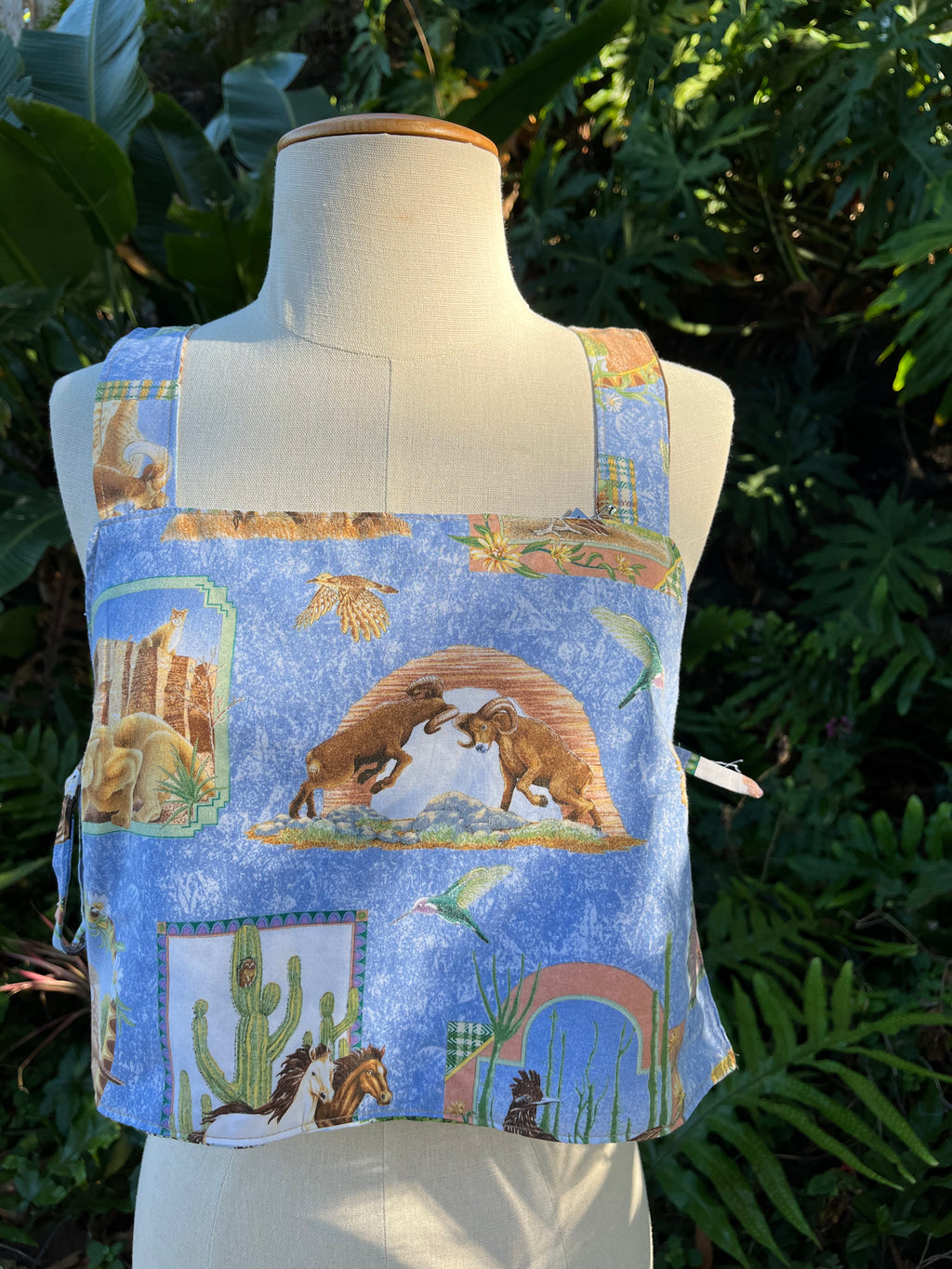 Throw on the Towel - Size 4 - The Wild West of England Tea Towel Top