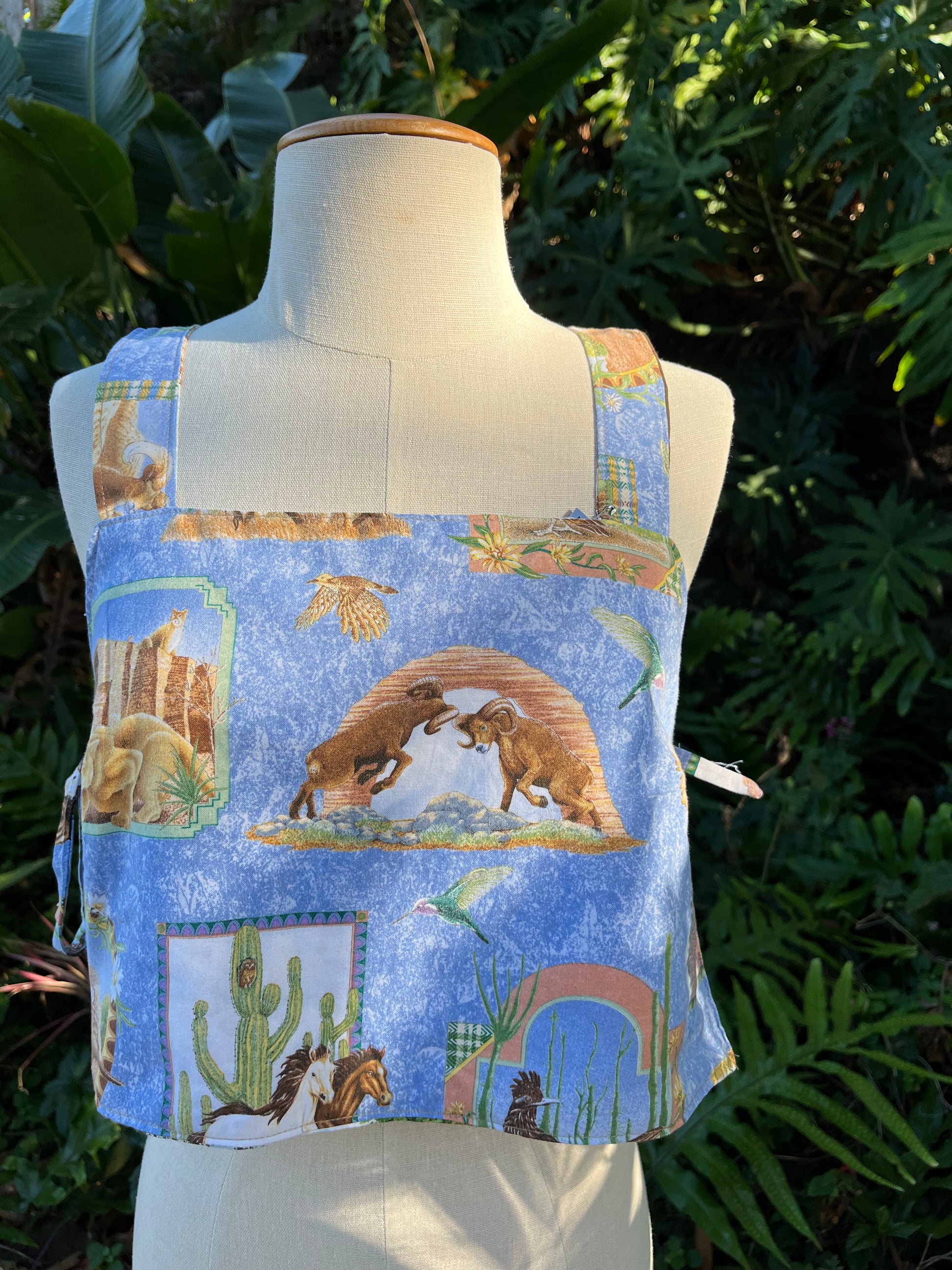 Throw on the Towel - Size 4 - The Wild West of England Tea Towel Top