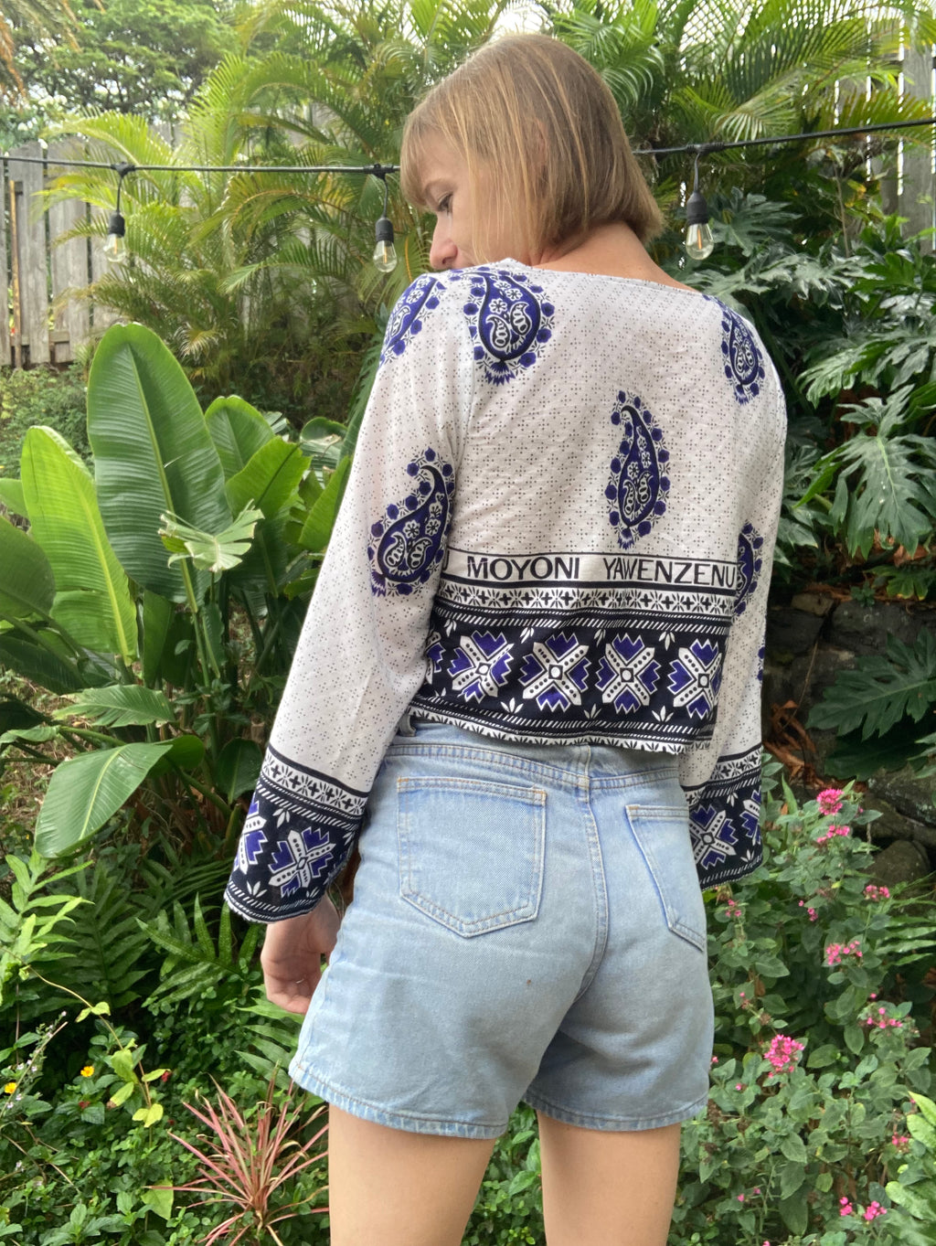 Front Tie Top - Kenyan Cloth