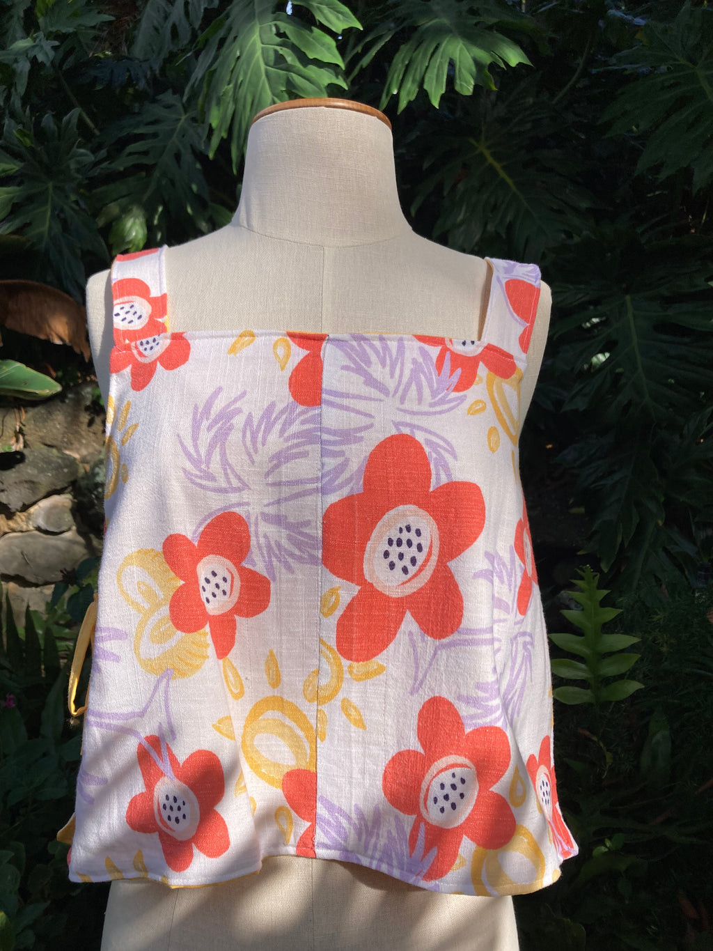 Reversible Side Tie Tank Top - Size 10 - Princess Buttercup
