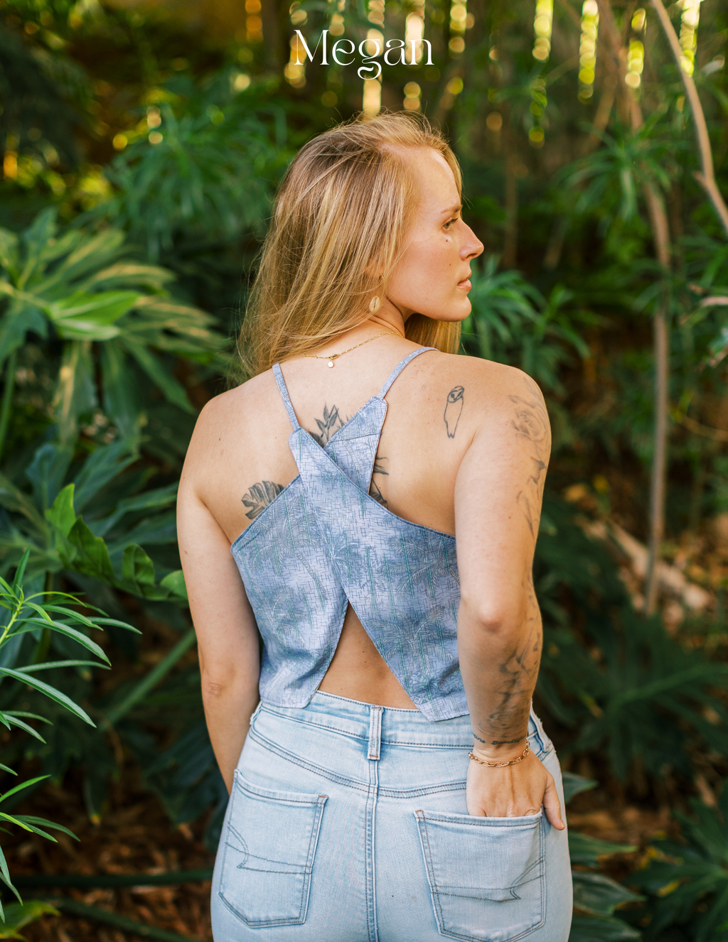 Reversible X Back Top - Size 4 - Sunshine Daisies