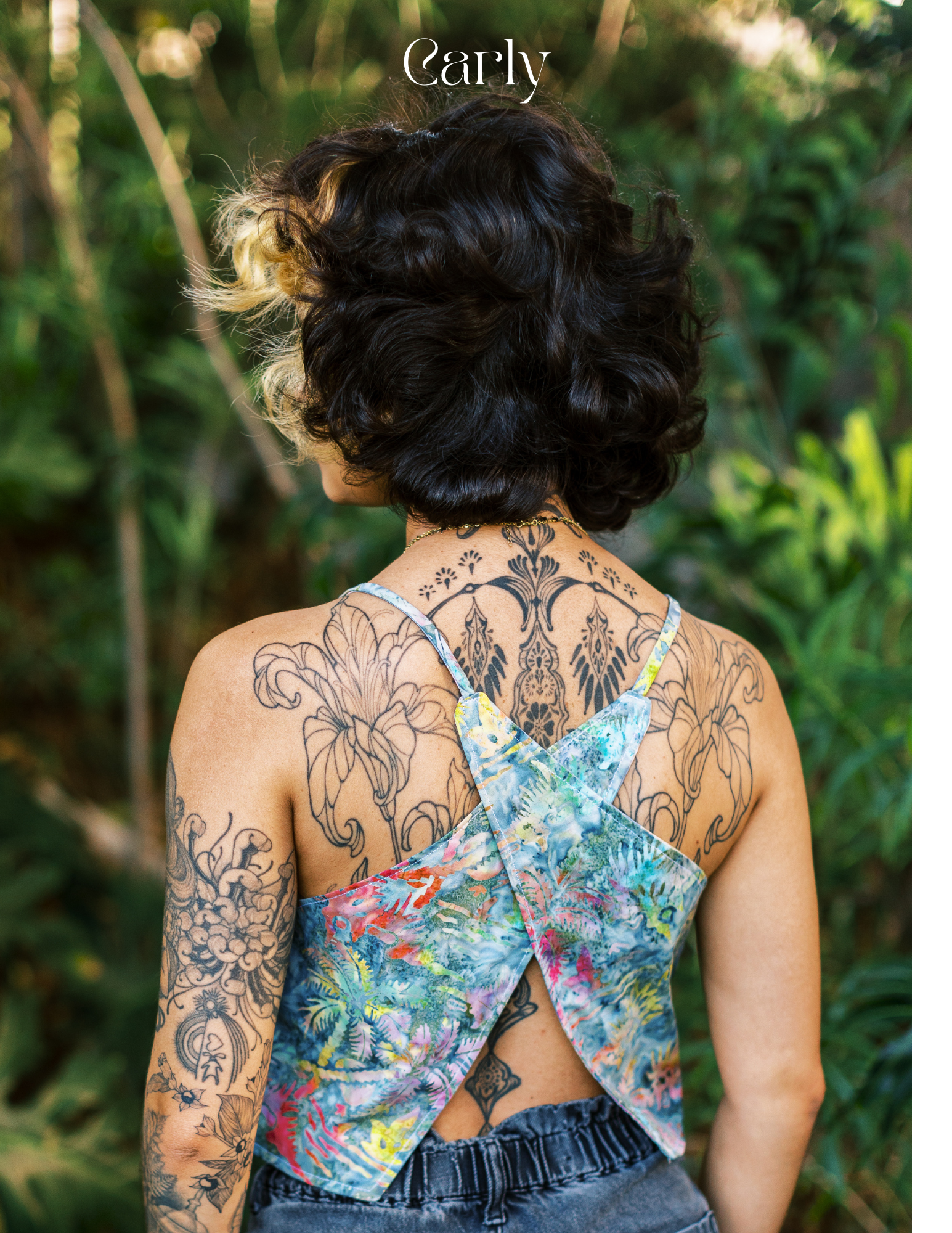 Reversible X Back Top - Size 4 - Sunflower Swirl