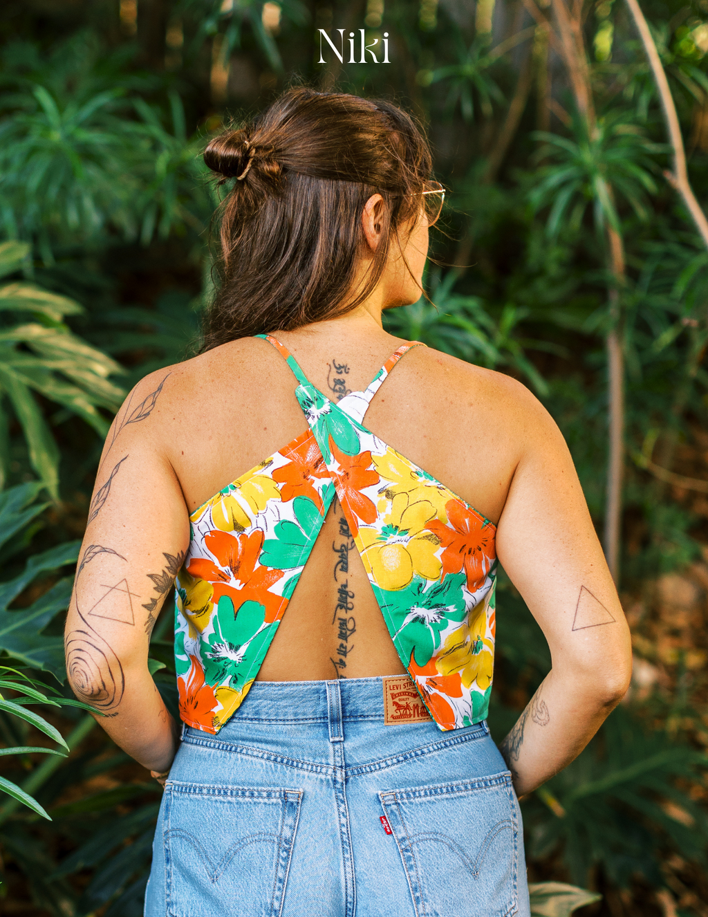 Reversible X Back Top - Size 6 - Pineapple Express