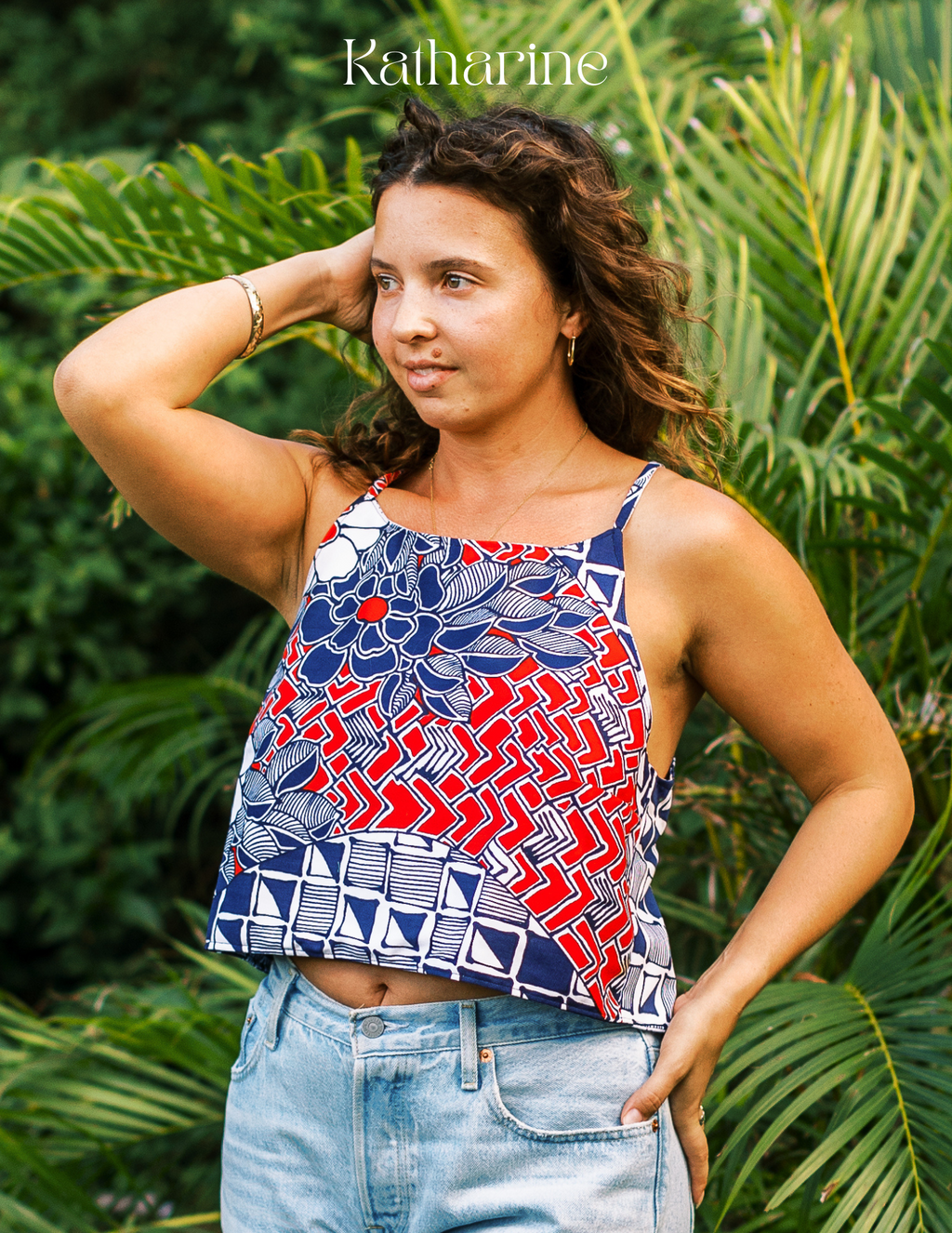 Reversible X Back Top - Size 10 - Hushed Hues