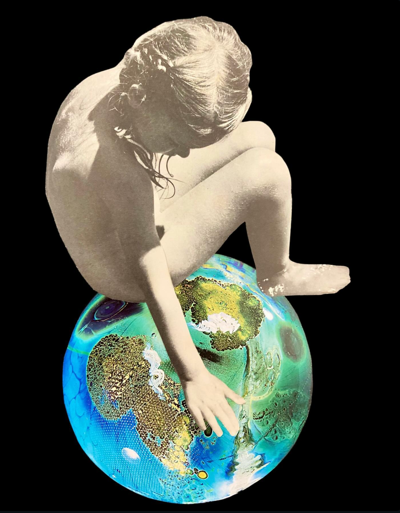 Framed Original - On Top of the World